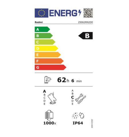 Redmi 15 5G etiqueta energética