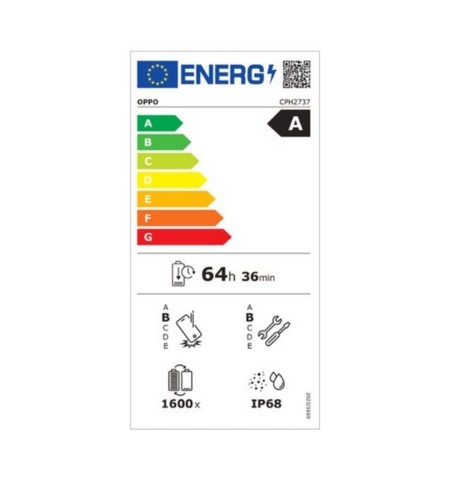 oppo Reno14 5G etiqueta energética