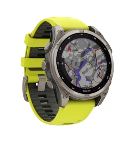 Garmin fēnix® 8 Solar Yellow lado