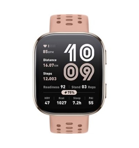 Amazfit Bip 6 blush frente