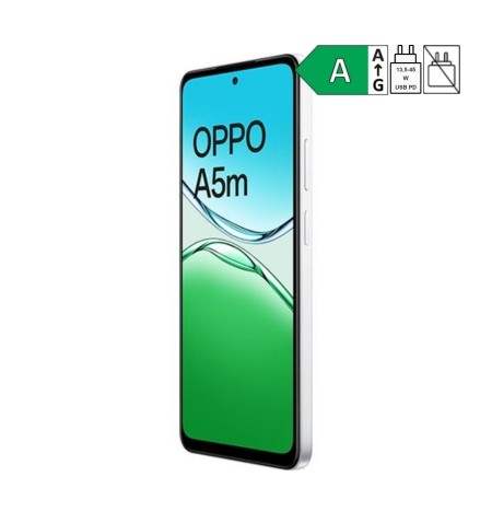 oppo A5m 4G white lado