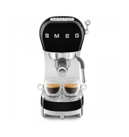 Smeg Coffee Maker 50's Style Black dois cafés