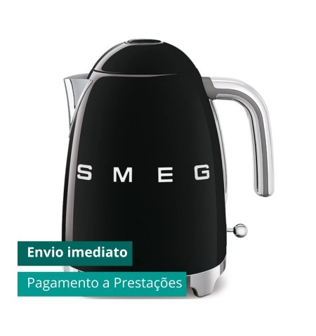 Smeg Chaleira Elétrica 1.7L Black envio imediato