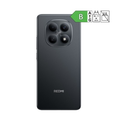 Redmi Note 15 black traseira