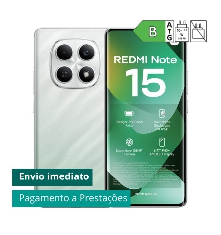 Redmi Note 15 green envio imediato
