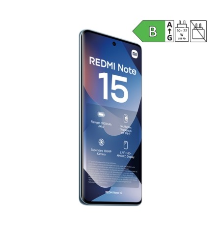 Redmi Note 15 blue frente