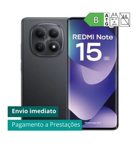 Redmi Note 15 5G black envio imediato