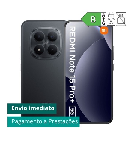 Redmi Note 15 Pro+ 5G black envio imediato