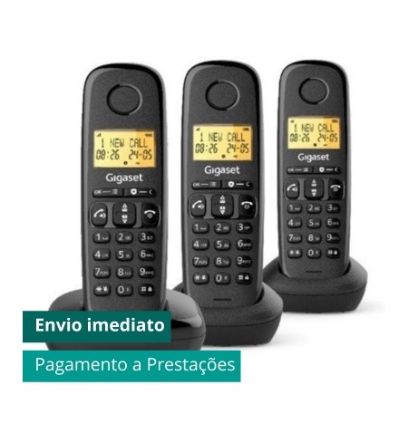 Gigaset Basic 100 trio black envio imediato