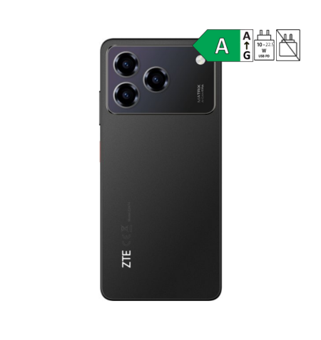 ZTE Blade A76 4G black traseira