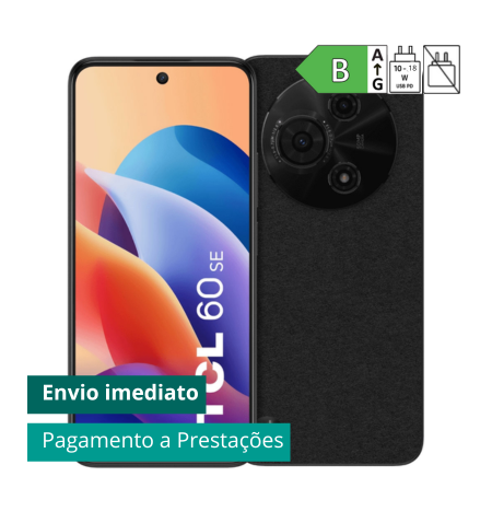TCL 60 SE 4G black envio imediato