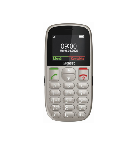 Gigaset GL395 silver frente