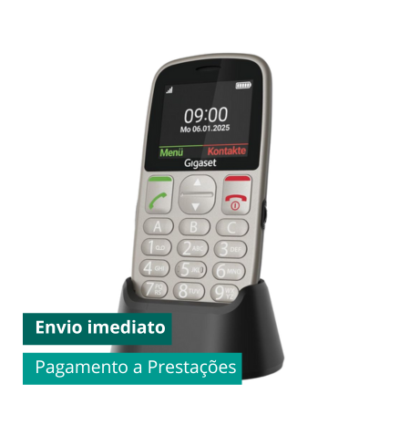 Gigaset GL395 silver envio imediato