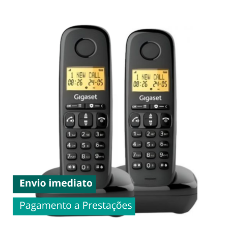 Gigaset Basic 100 black duo envio imediato