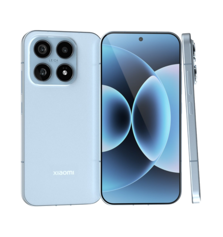 Xiaomi 17 blue frente e traseira