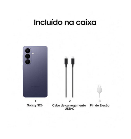 Samsung Galaxy S26 violet caixa