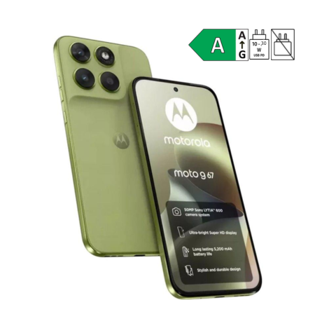 Motorola Moto G67 Pantone Nile diagonal