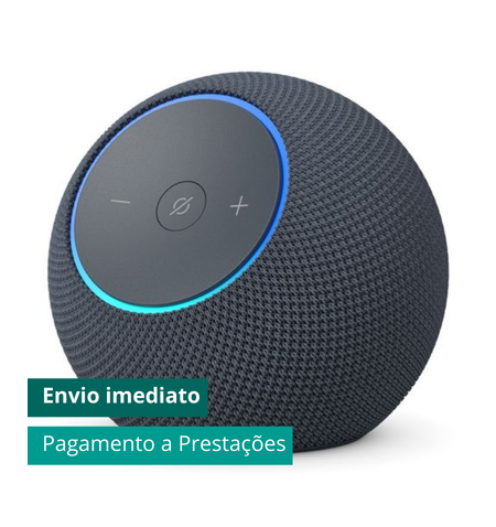 Amazon Echo Dot Max (2025) Smart Speaker with Alexa na cor Black e envio imediato