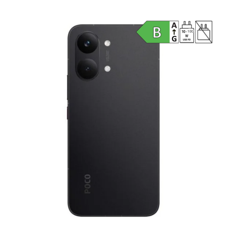 Poco X8 Pro Max Black traseira