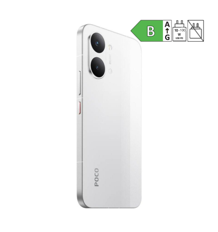Poco X8 Pro Max White traseira