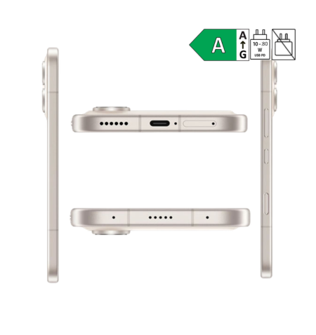 Honor 600 5G white perpetiva