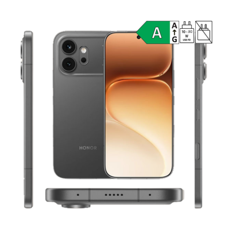 Honor 600 5G black traseira