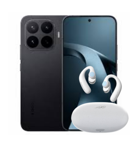 Xiaomi 17T 5G black com oferta dos QCY Crossky GTR White