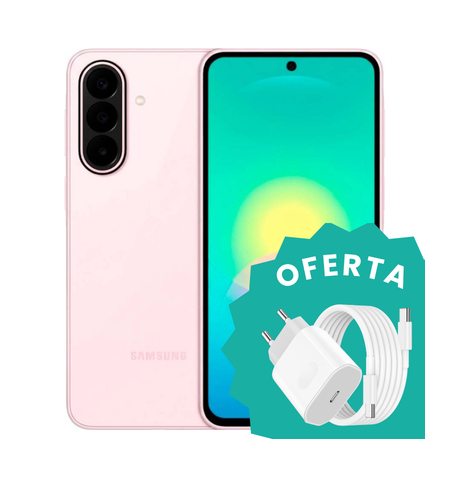 Samsung Galaxy A27 5G pink oferta carregador