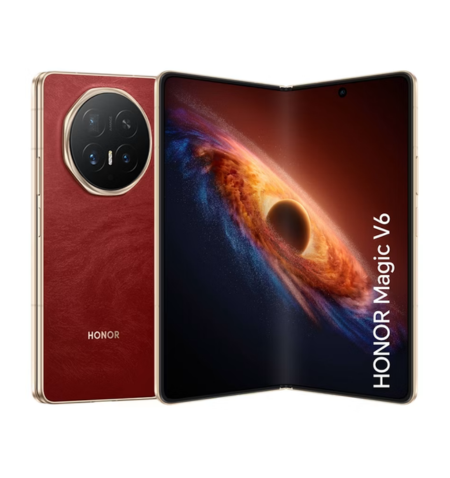 Honor Magic V6 red aberto