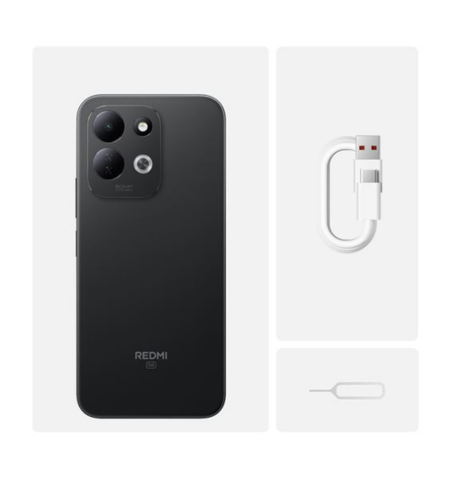 Redmi 17 5G black conteudo caixa