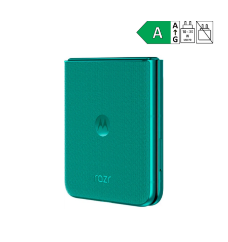 Motorola Razr 70 Pantone Sporting Green dobrado fechado