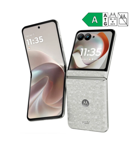 Motorola Razr 70 PANTONE Bright White lado