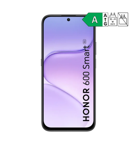 Honor 600 Smart 5G black frente