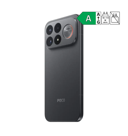 Poco F9 Ultra black traseira