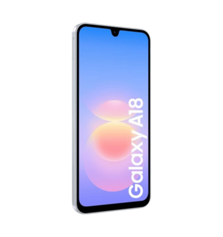 Samsung Galaxy A18 4G silver frente
