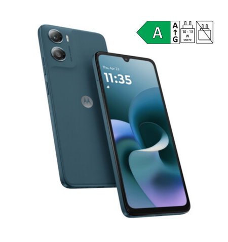 Motorola Moto G06 Power Blue lado